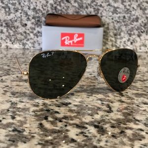 Ray Ban 3025 Aviator Polarized 58mm